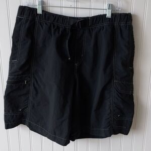 Columbia Men's Large Bathing Suit Swimwear Swim‎ Trunks Mulitpocket Black